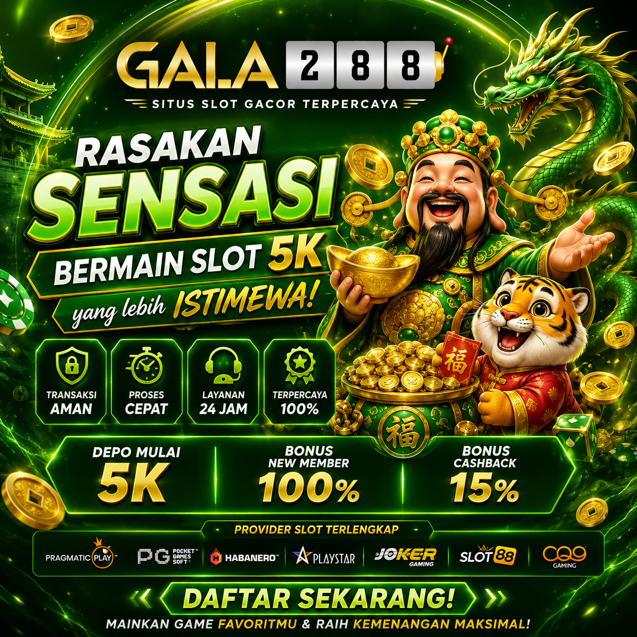GALA288: Rasakan Sensasi Bermain Slot 5k yang Lebih Istimewa